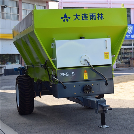 固态双圆盘后抛扬肥机 粉末状农家肥抛粪车