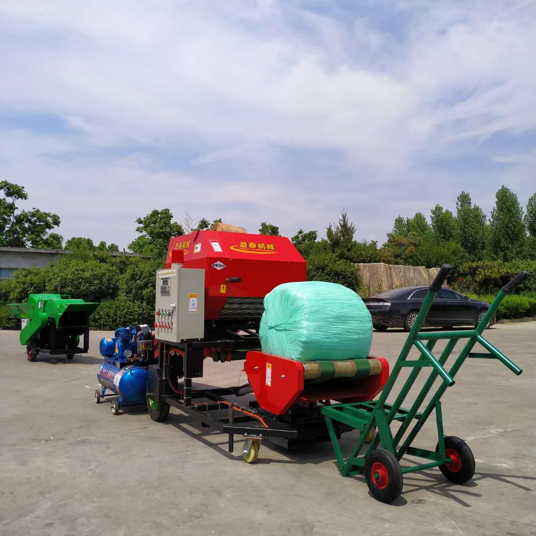 圆捆青贮打捆机玉米秸秆青贮打捆机厂家