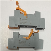 德国威朗继电器底座Wieland窄形中间插座33.280.0040.0