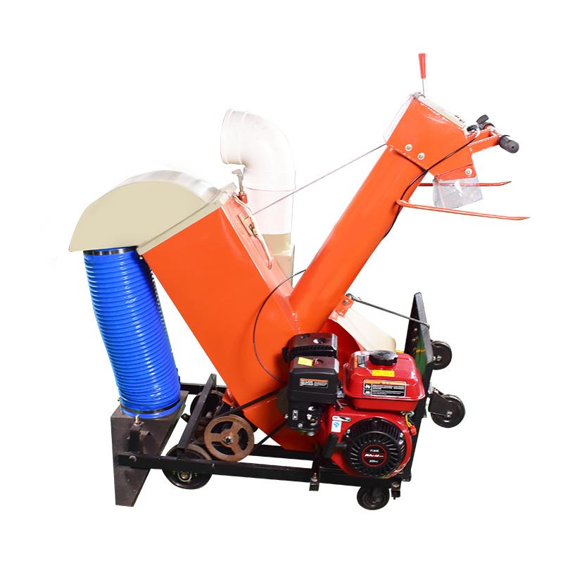 小型家用收谷装袋机 小麦水稻自动灌溉机 自走式吸风式收谷机