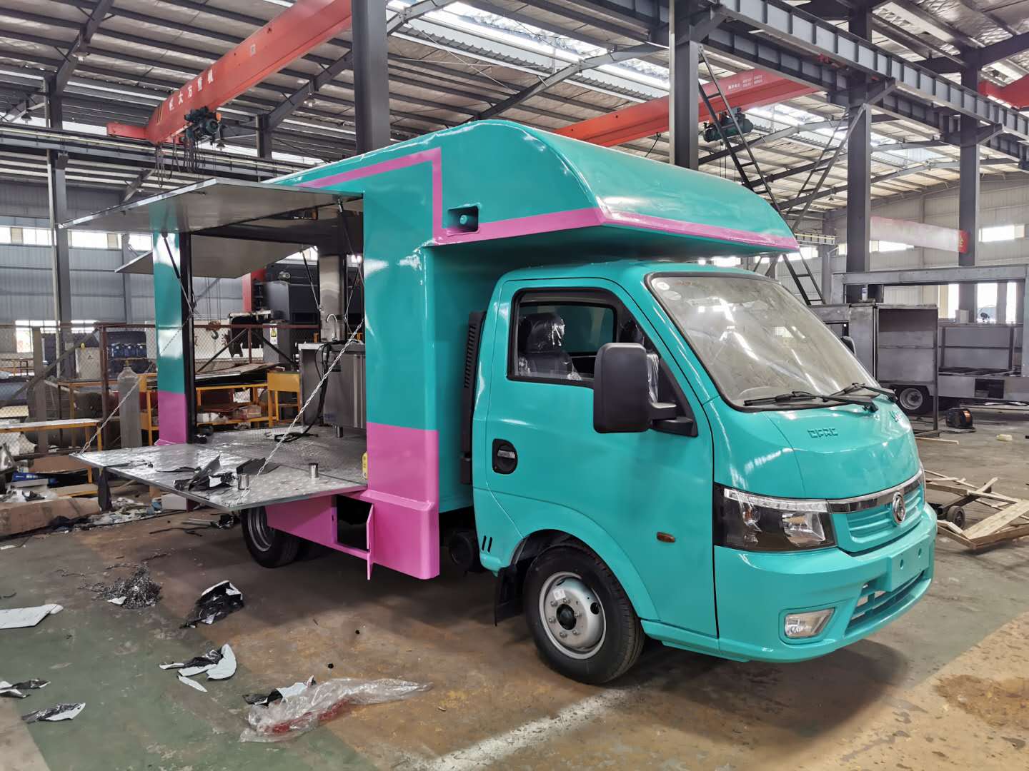 满意的水果售卖车图片