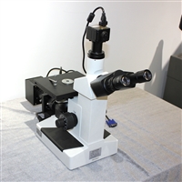 三目倒置金相显微镜电脑型 中科普锐 厂家直销