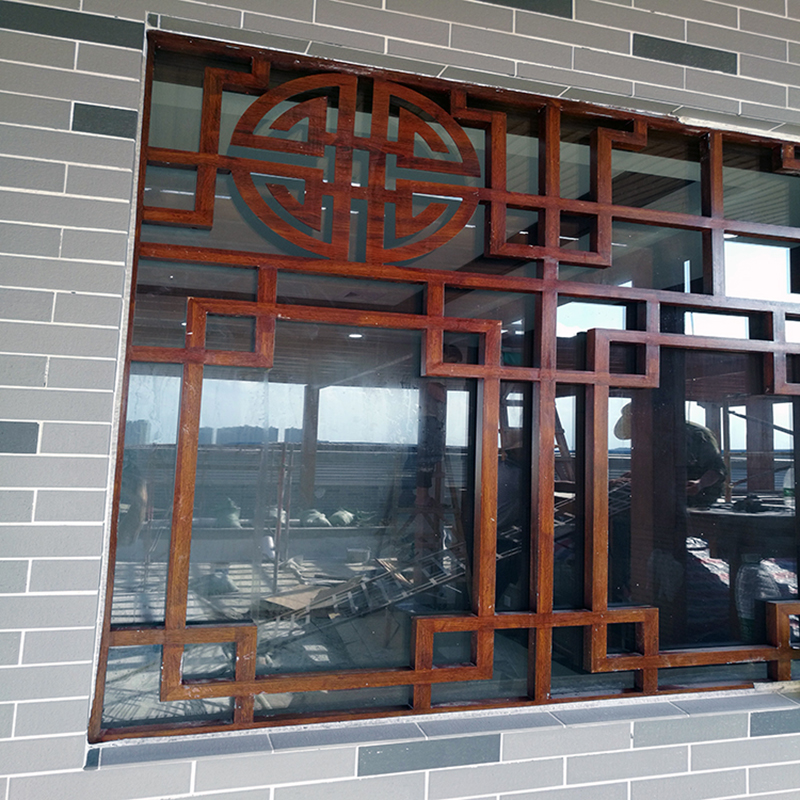 南宁中山街中式铝花格门头装饰-厂家定制