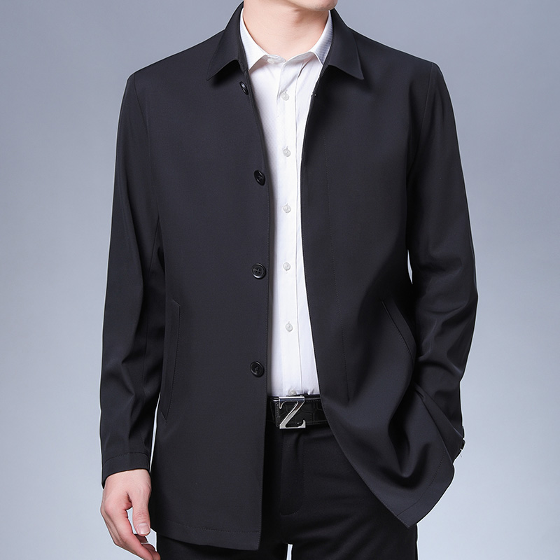 杰客郎夹克干部装新款时尚透气爸爸装