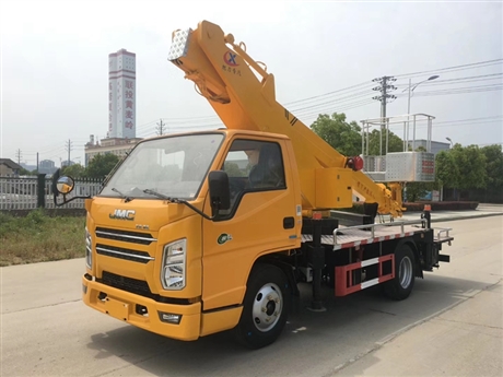 21米高空作业车价格 国六蓝牌高空平台车厂家销售 液压系统好