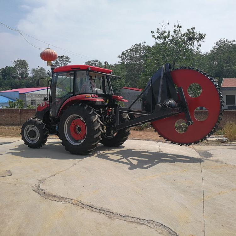 圆盘式电缆开沟机城乡工程用开沟机电缆管道挖沟埋管机