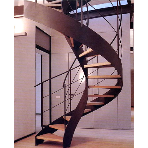 卷板楼梯豪华弧形楼梯批量生产