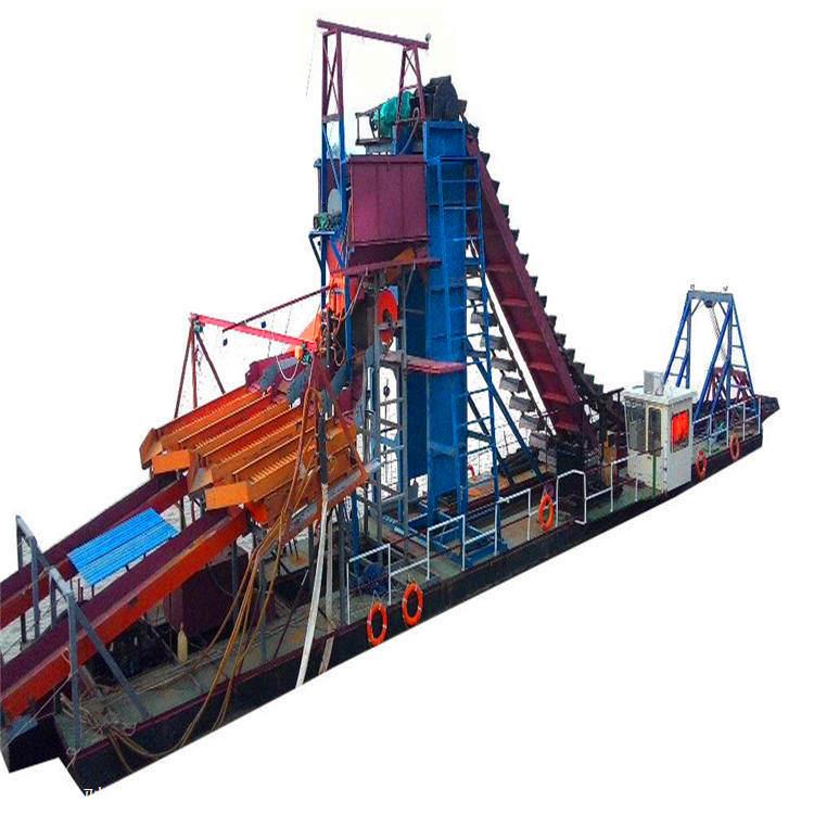 淘金船 采金船 挖金船