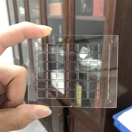 广州led蚀刻盖板白片加工 玻璃蚀刻 可来图定制打样