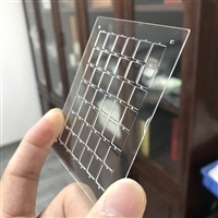 浙江盖板白片蚀刻led盖板 玻璃蚀刻 蚀刻玻璃工艺加工