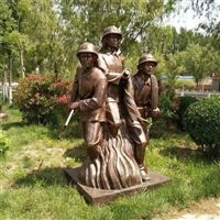 消防小品雕塑，消防主题雕塑价格行情