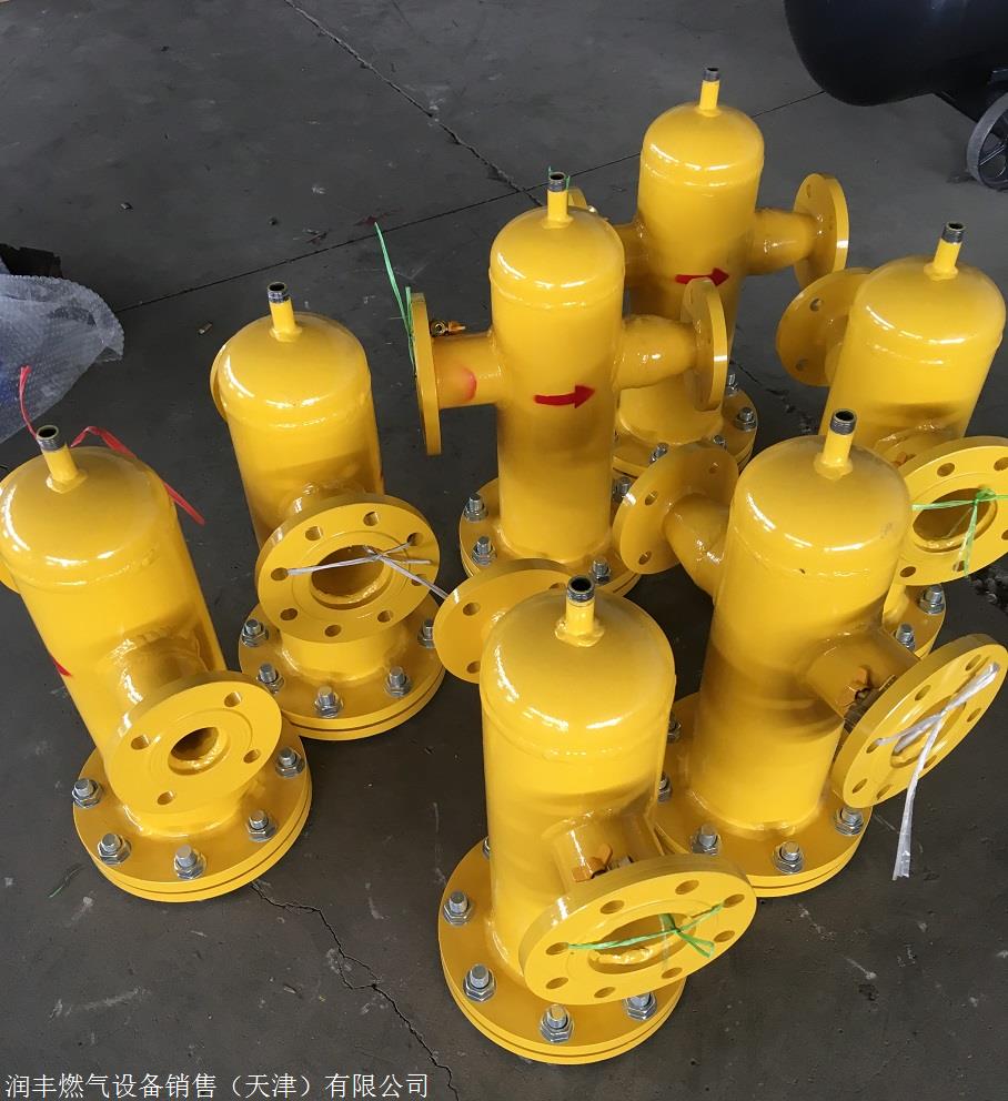 美标法兰天然气过滤器ansi cl150筒式过滤器