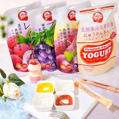 金斯泊小胖熊奶昔超可爱可吸型果冻布丁芒果 白桃 380g