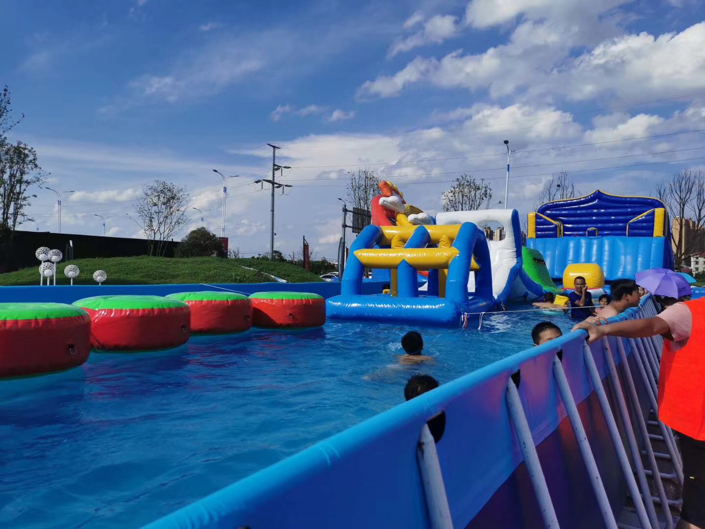 水上闯关游乐设备租赁水上乐园出租