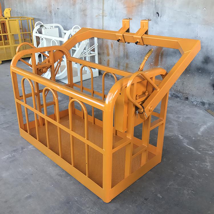 直销建筑外墙吊篮桥梁工程吊篮双人液压旋转吊篮吊篮厂家价格