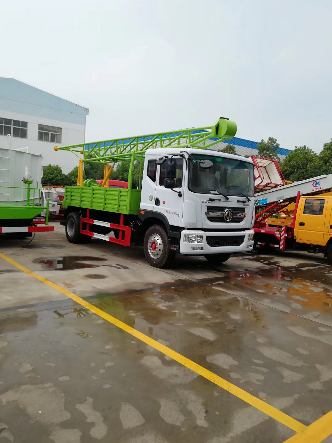 东风多利卡d9钻机车 大型工程地质物探钻井车