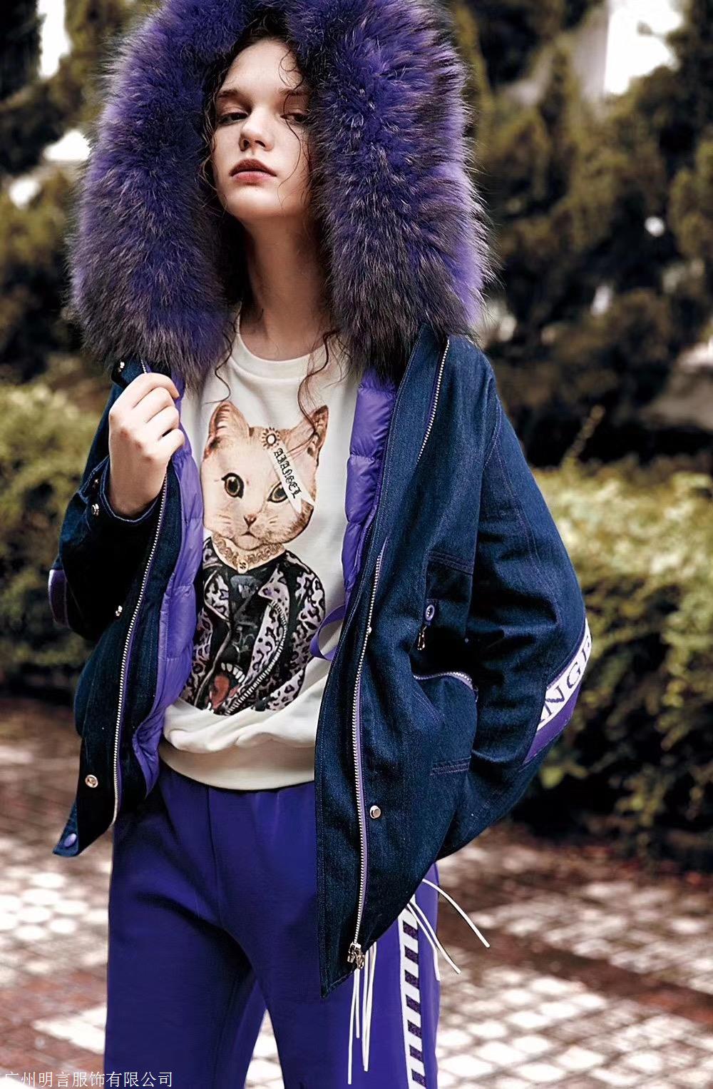 艾安琪20秋冬意大利品牌女装广州品牌女装尾货批发供应中心拓谷