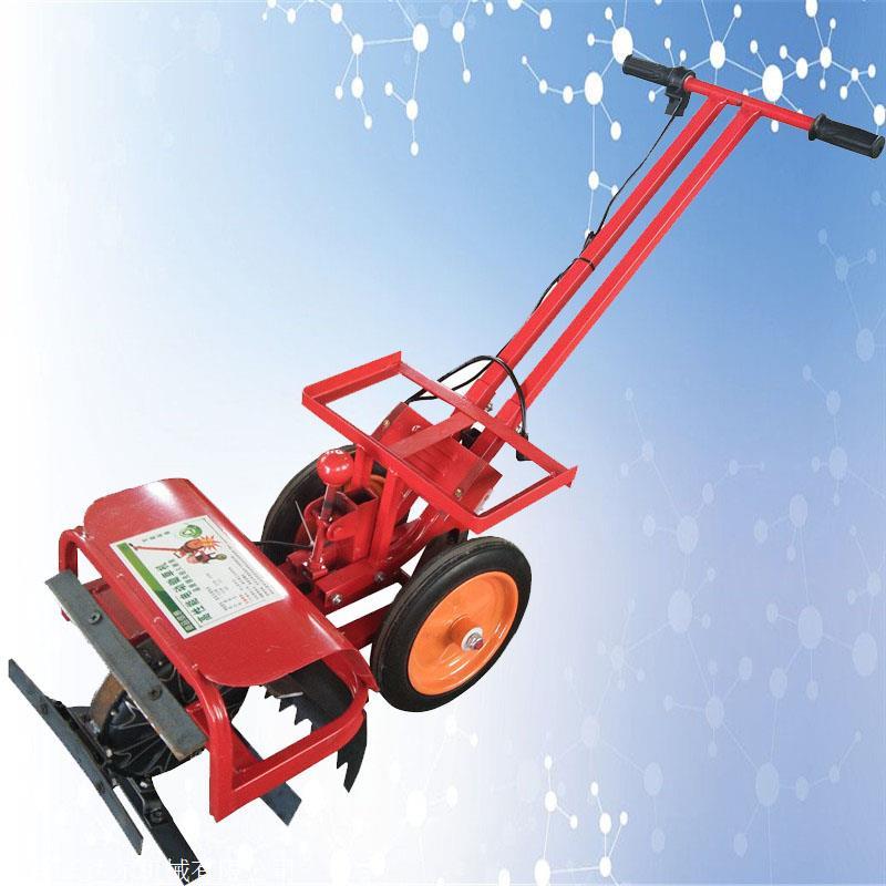 厂家直销小型除草机 农用果园翻地机 48伏电动松土除草机