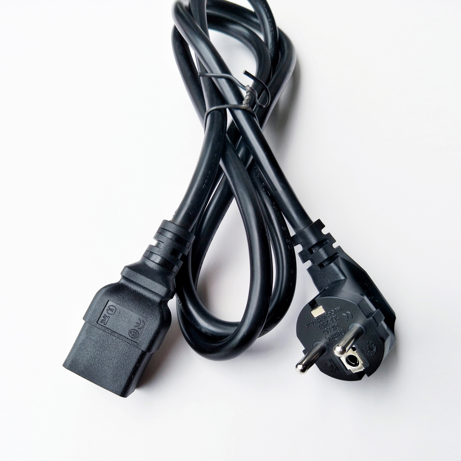 容川欧规三插电源线 欧标电源线 欧规插头线 vde插头线