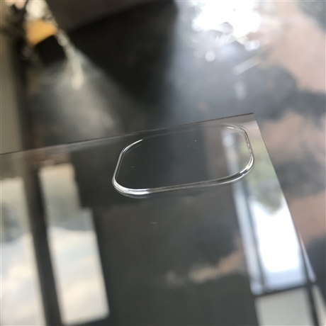 广州玻璃厂家加工蚀刻玻璃片 玻璃蚀刻 后盖手机玻璃蚀刻