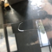 广州玻璃厂家加工蚀刻玻璃片 玻璃蚀刻 后盖手机玻璃蚀刻