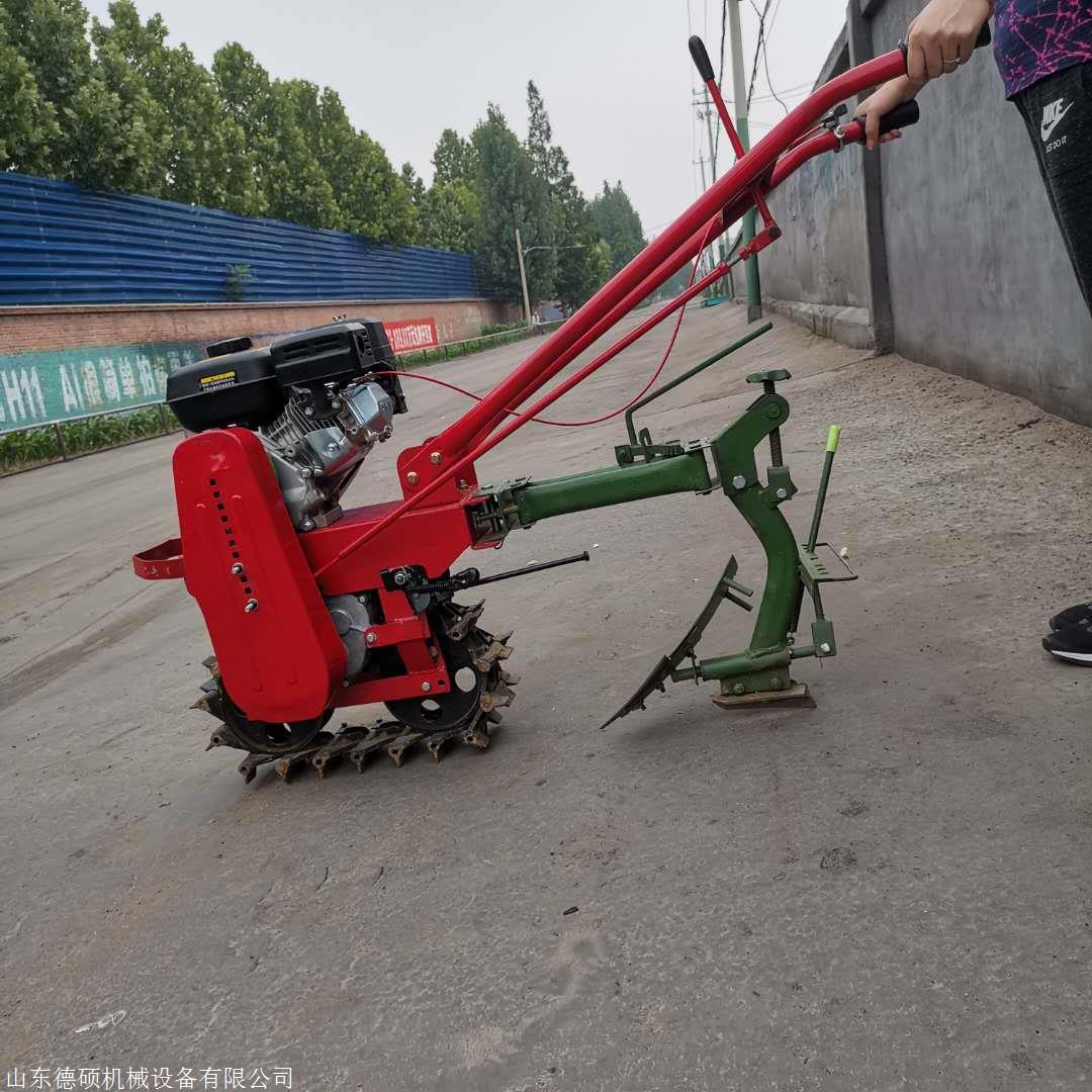 鏈軌小型田園管理機開荒翻地耙地微耕機