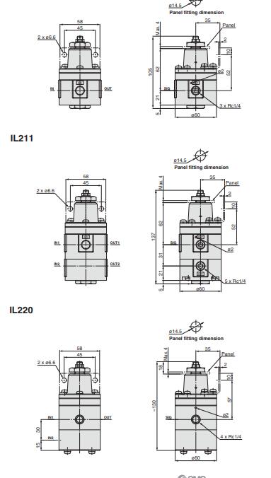 为您IL211-02，进口SMC锁紧阀