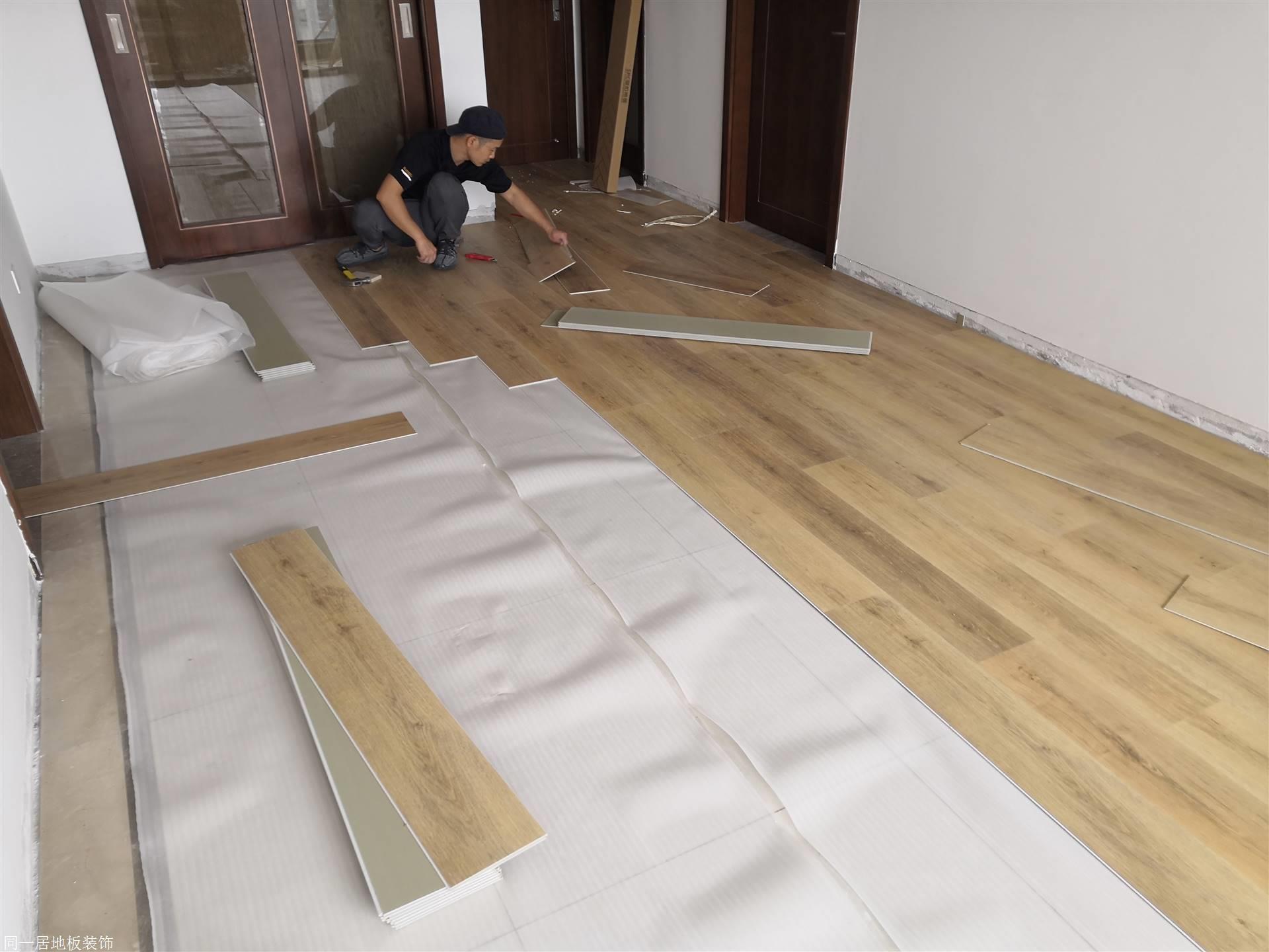 广州展会spc锁扣地板厂家安装-可循环使用