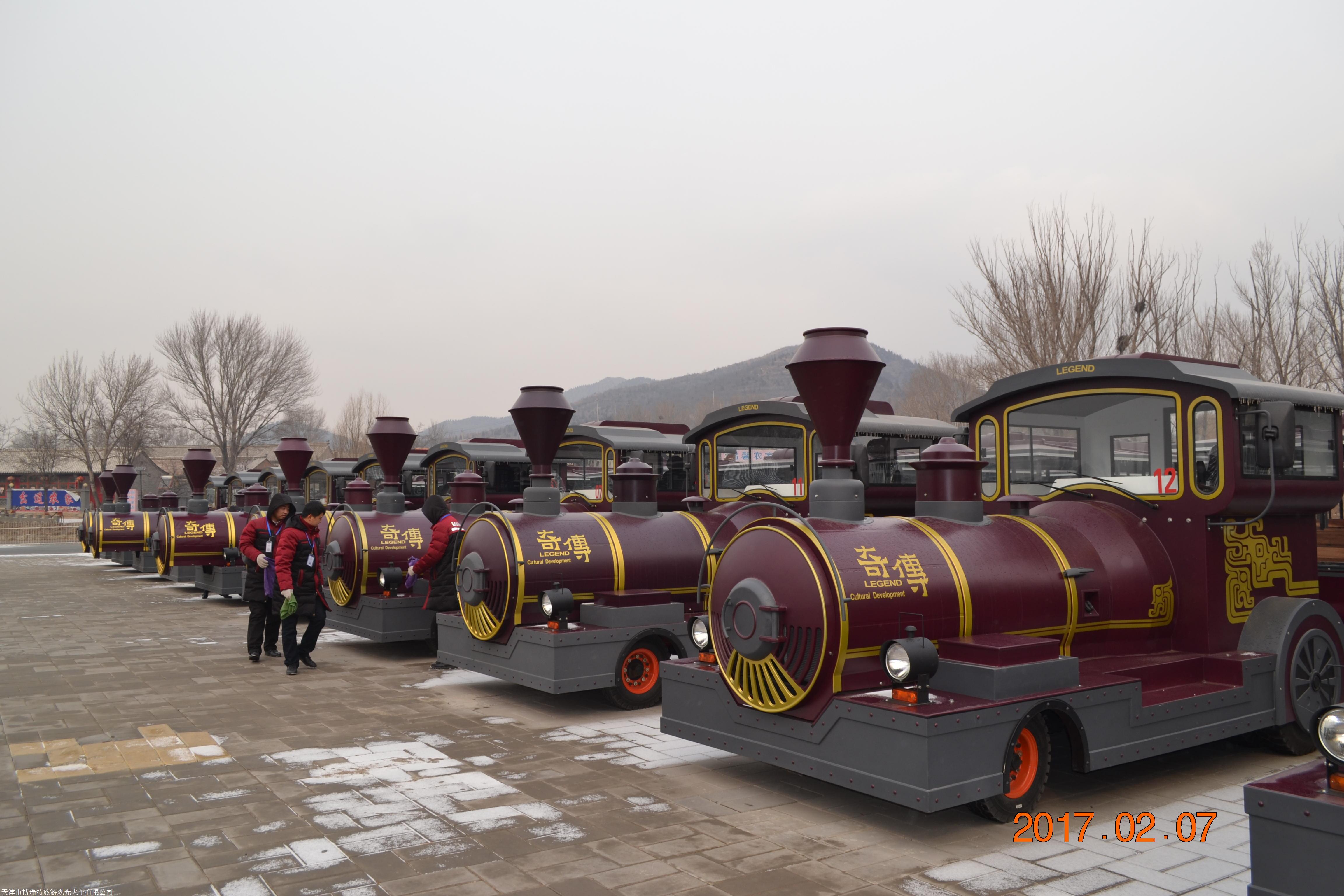 观光小火车价格  无轨小火车  博瑞特旅游观光火车