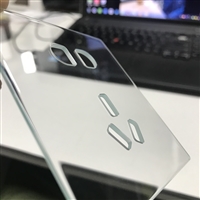 插座面板玻璃盖板片切割加工 玻璃激光切割 直销插座盖板玻璃片