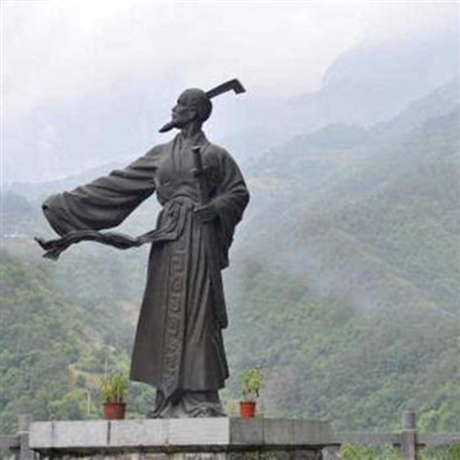 爱国诗人屈原铜雕塑 古代人物雕塑 景观公园铜雕摆件