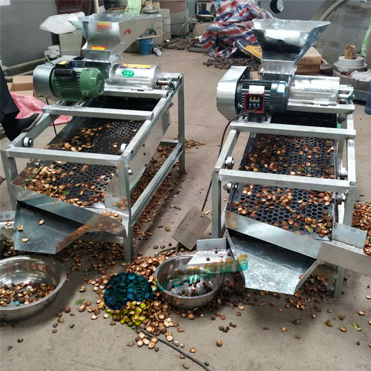 小型茶籽剥壳机全自动油茶果脱壳机无破损茶籽分离设备