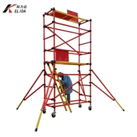 3米电力施工全绝缘脚手架_高空作业检修平台方便 拆装型脚手架