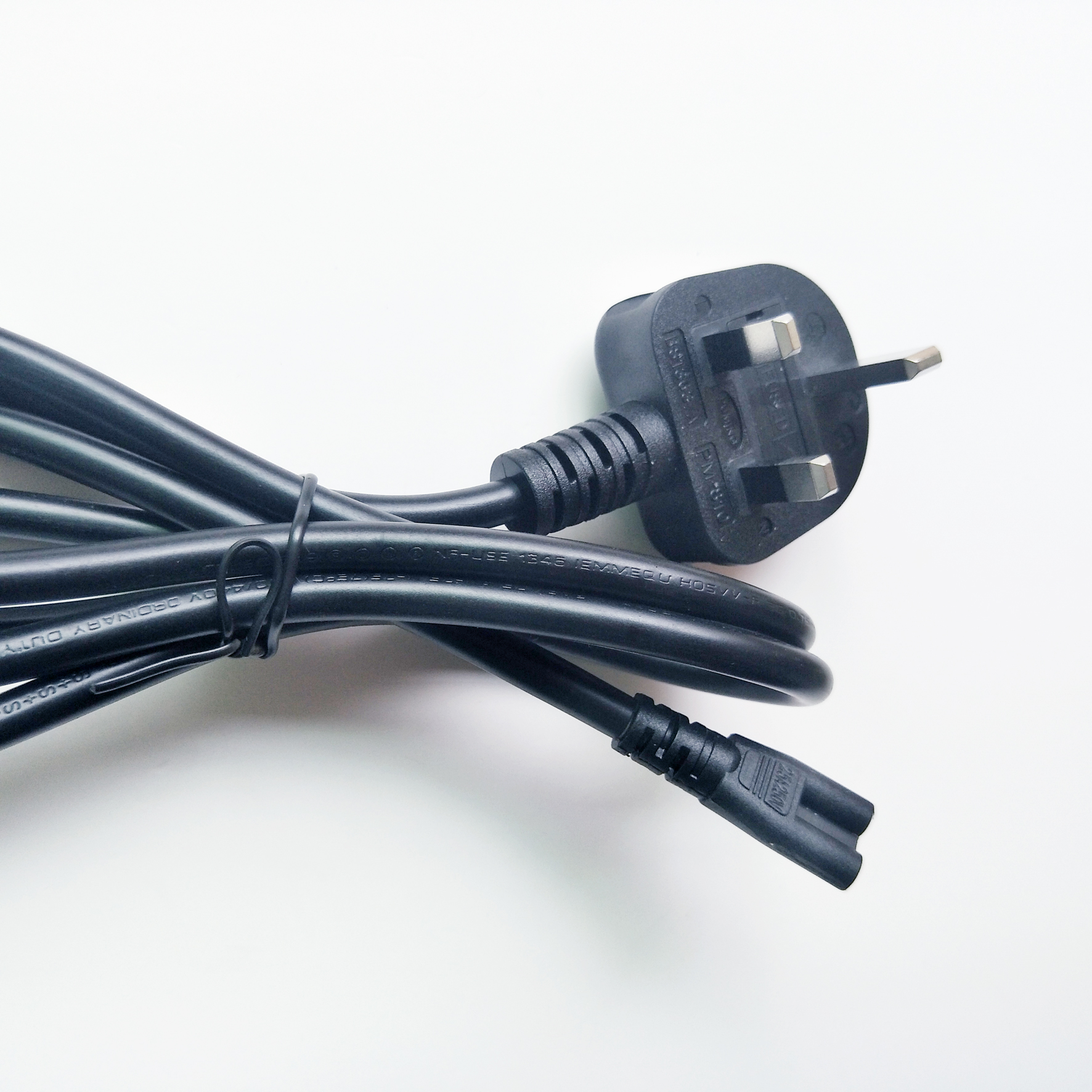 厂家直销英规电源线 英式品字尾电源线 英国电源线插头