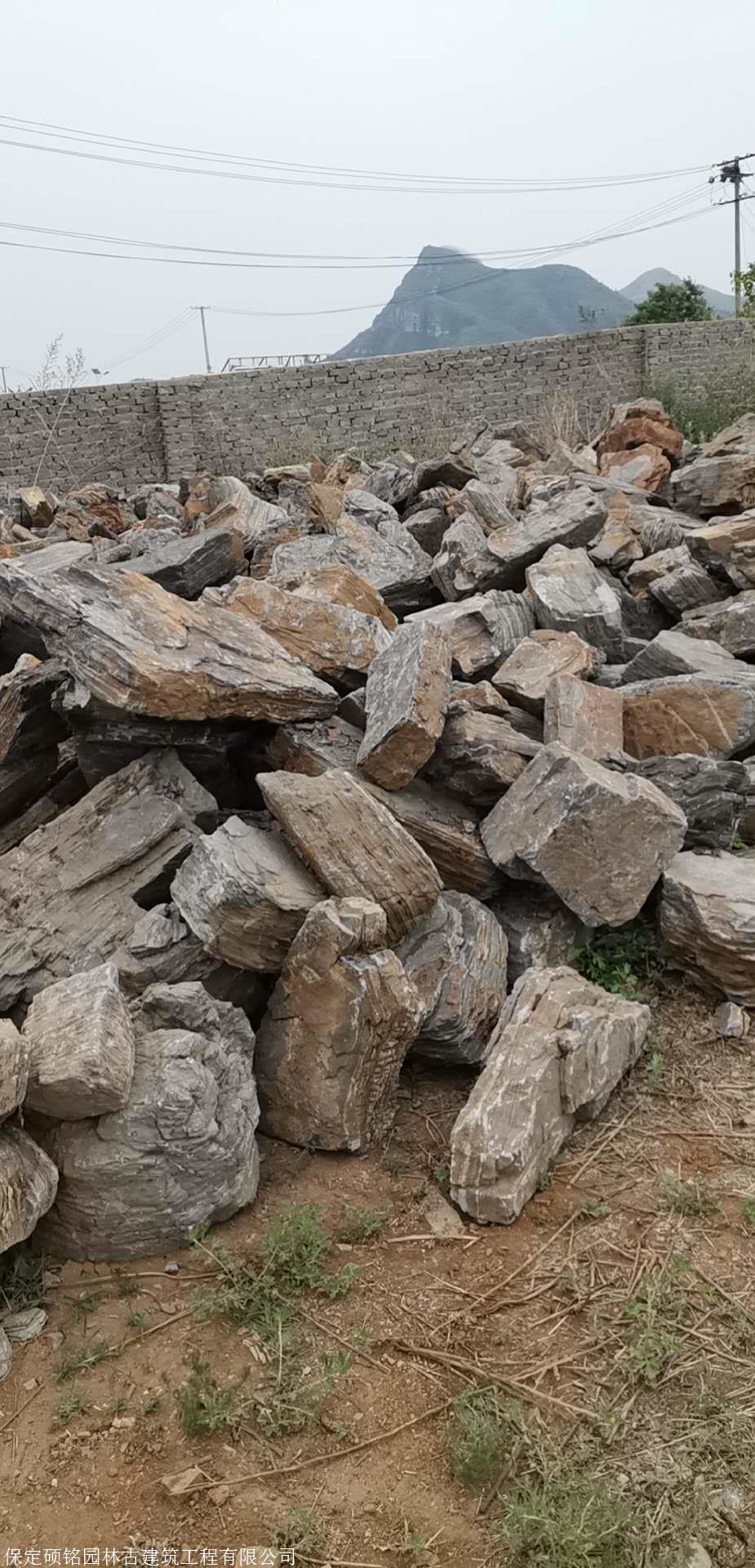 假山石千层石千层石假山唐县