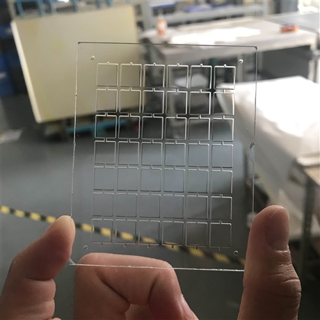 上海led芯片玻璃盖板蚀刻加工 玻璃蚀刻 led玻璃芯片热销