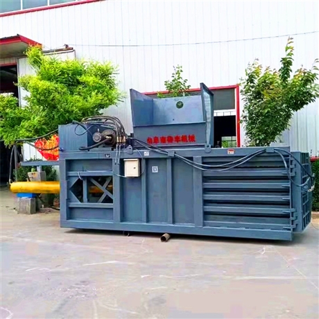 鲁丰 卧式废纸壳打包机 卧式液压打包机价格