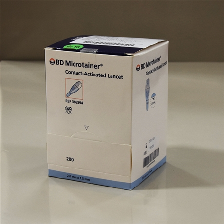 bd采血针碧迪触压式末梢采血器新生儿儿童无痛采血针