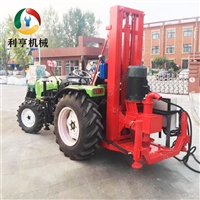 利亨车载水井钻机 SJZ-T拖拉机式打井机 大口径正循环降水井钻机