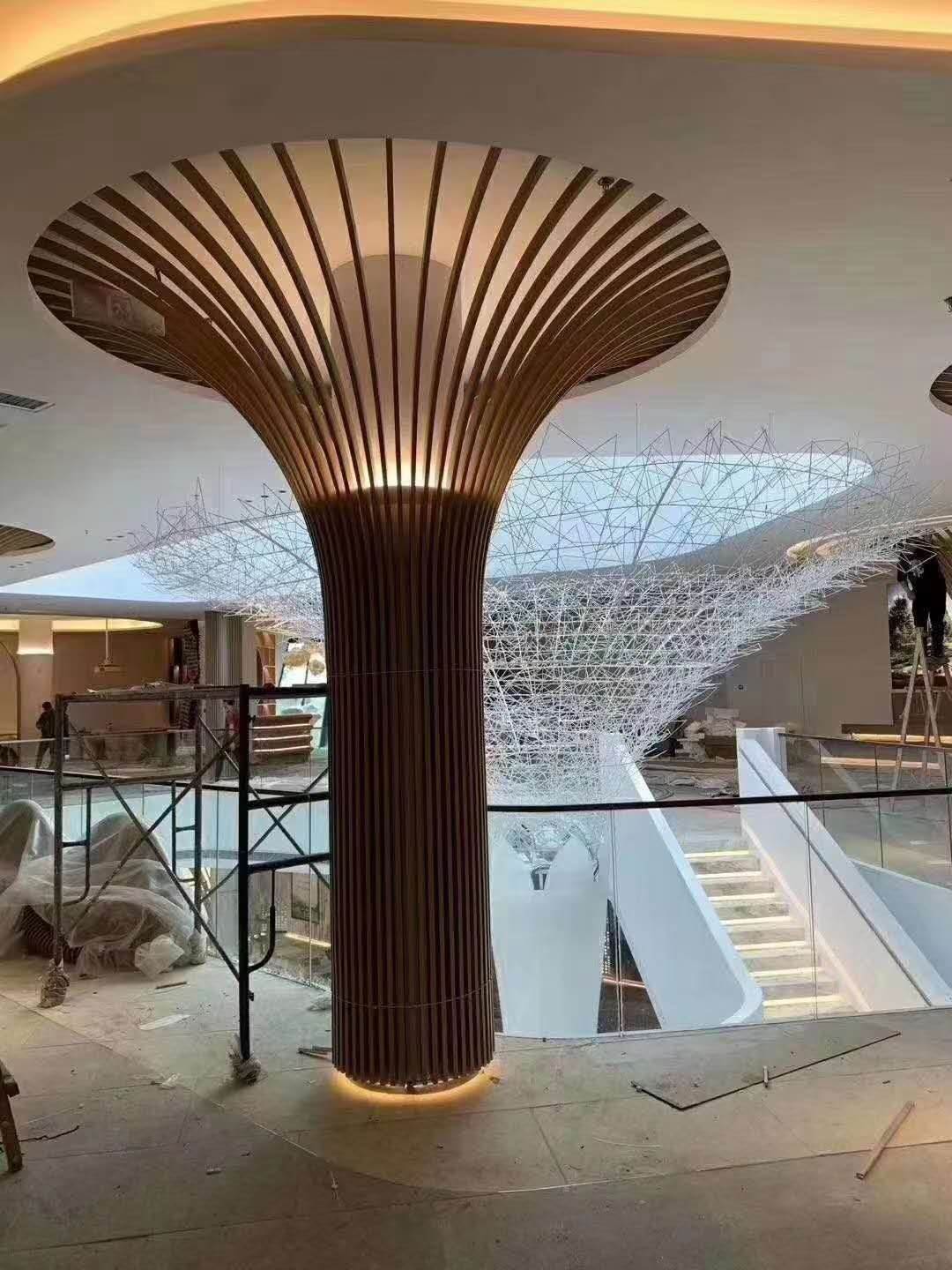 铝方通安装示意图