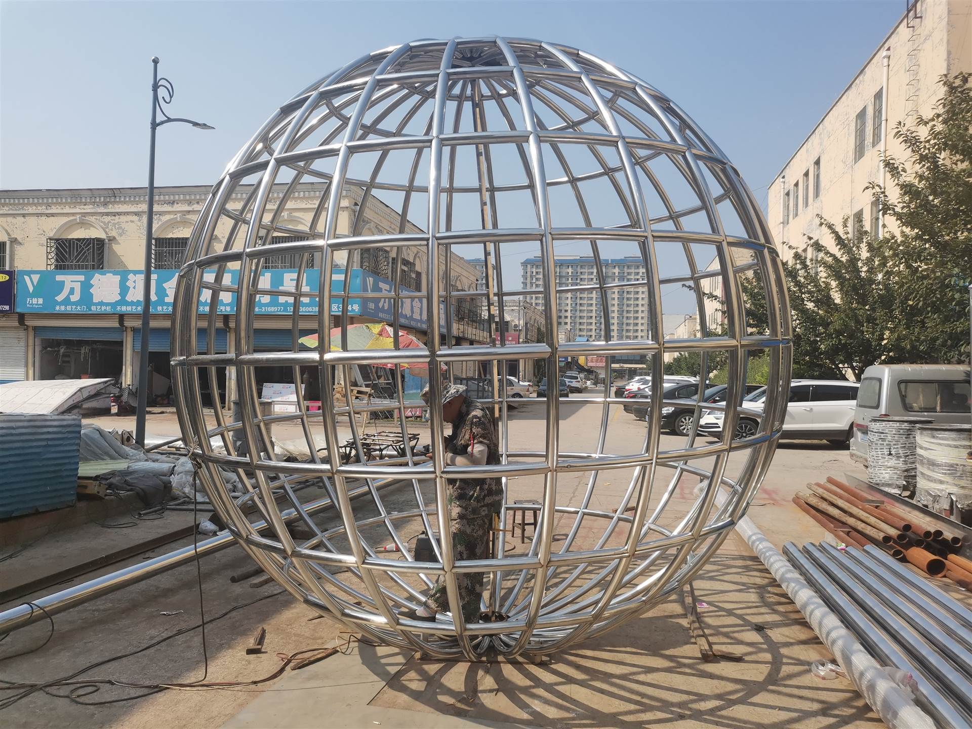 不锈钢景观工程 不锈钢制品 临朐中天不锈钢管厂