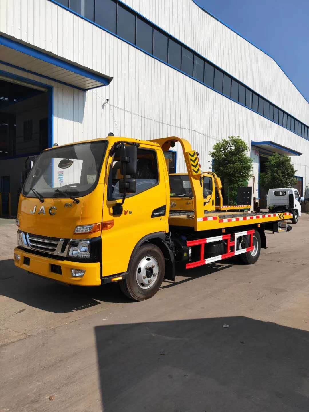 拖车救援服务江淮骏铃v5道路施救车
