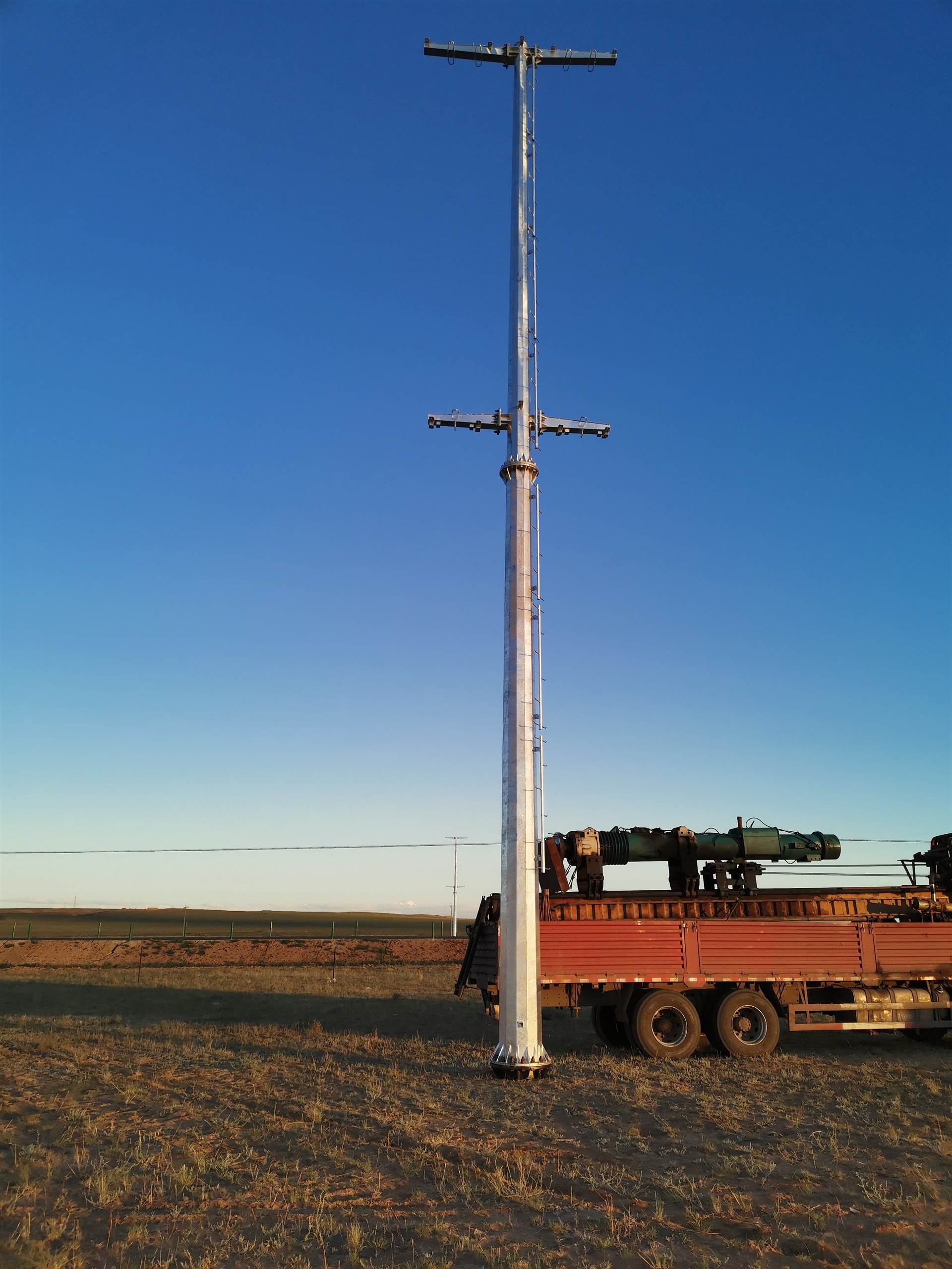 电力钢杆厂家供应10kv110kv线路钢管杆