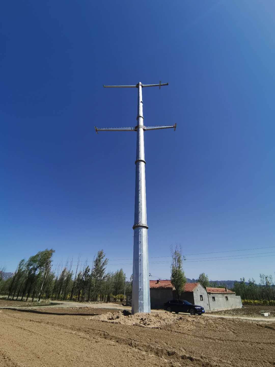 大量批发钢管杆电力钢杆打桩直线电力钢杆电力钢管