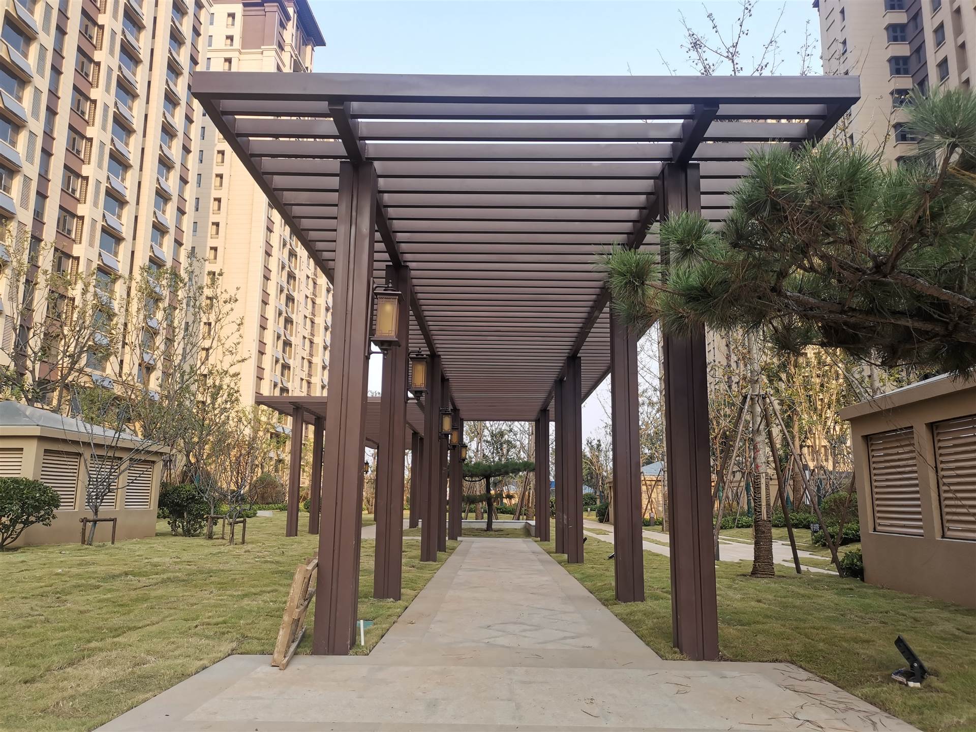 公园花架小区花架凉亭