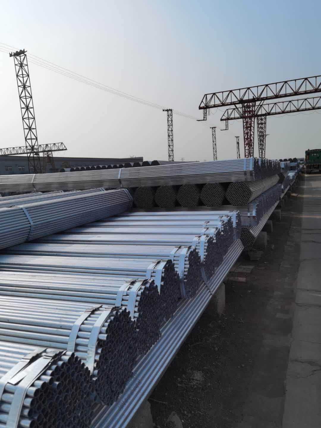 天津生产镀锌钢管大棚,25*1.6*6米大棚镀锌钢管架子,厂家直发