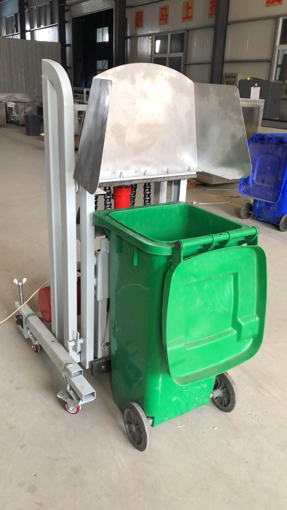 电动提升翻料机垃圾桶提升机