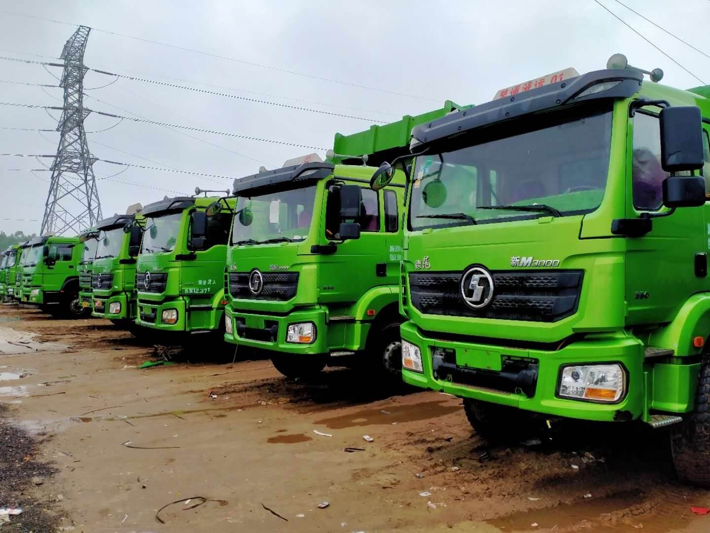 卖陕汽德龙二手渣土车二手自卸车大箱86米可以分期提档