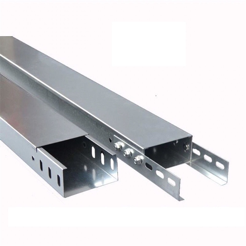 明信 镀锌板桥架 槽体板材厚度1.0mm；盖板厚度0.6mm 100*75