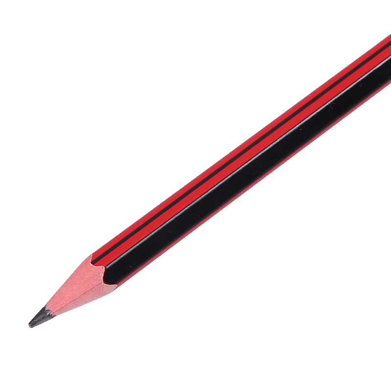晨光 晨光2B六角木杆铅笔红黑抽条AWP30804 1/10/200/2000 AWP30804